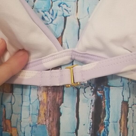 SUGAR Coast by Lolli Swim polka dot bikini top - Picture 7 of 9